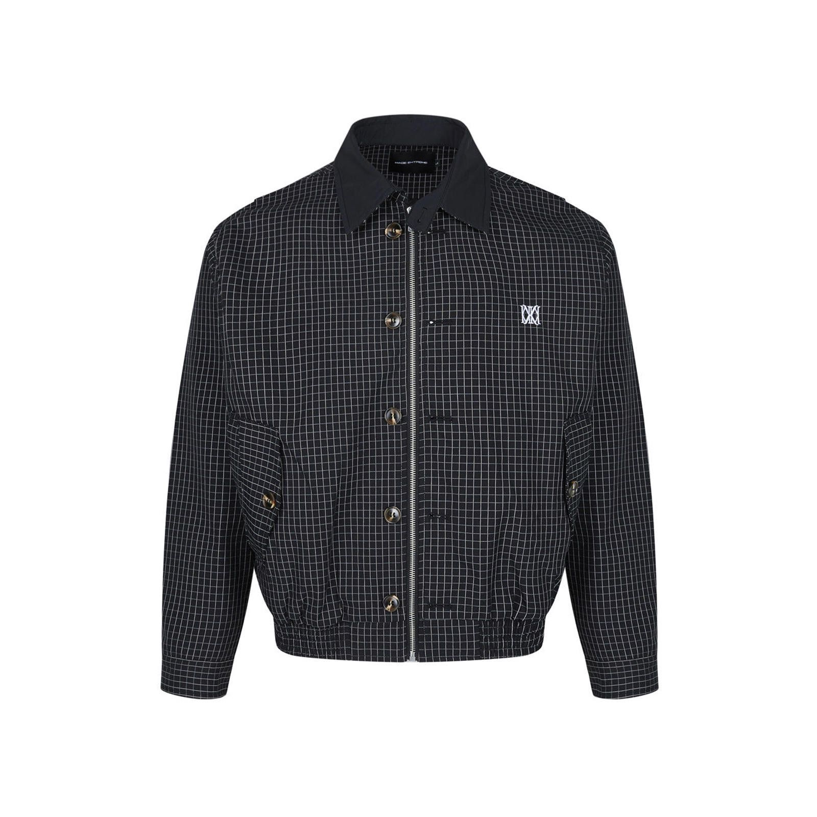 Vintage Checked Casual Jacket, Men's Lightweight Outerwear Size US M / EU 48-50 / 2 - 5 Thumbnail