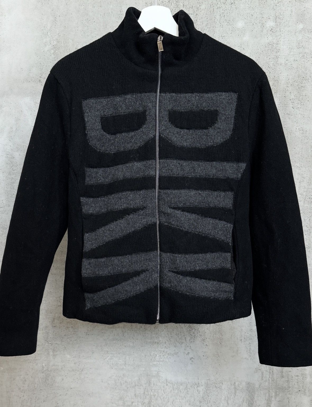 Dirk Bikkembergs Dirk Bikkembergs wool ribcage jacket AW98 Size US M / EU 48-50 / 2 - 4 Thumbnail