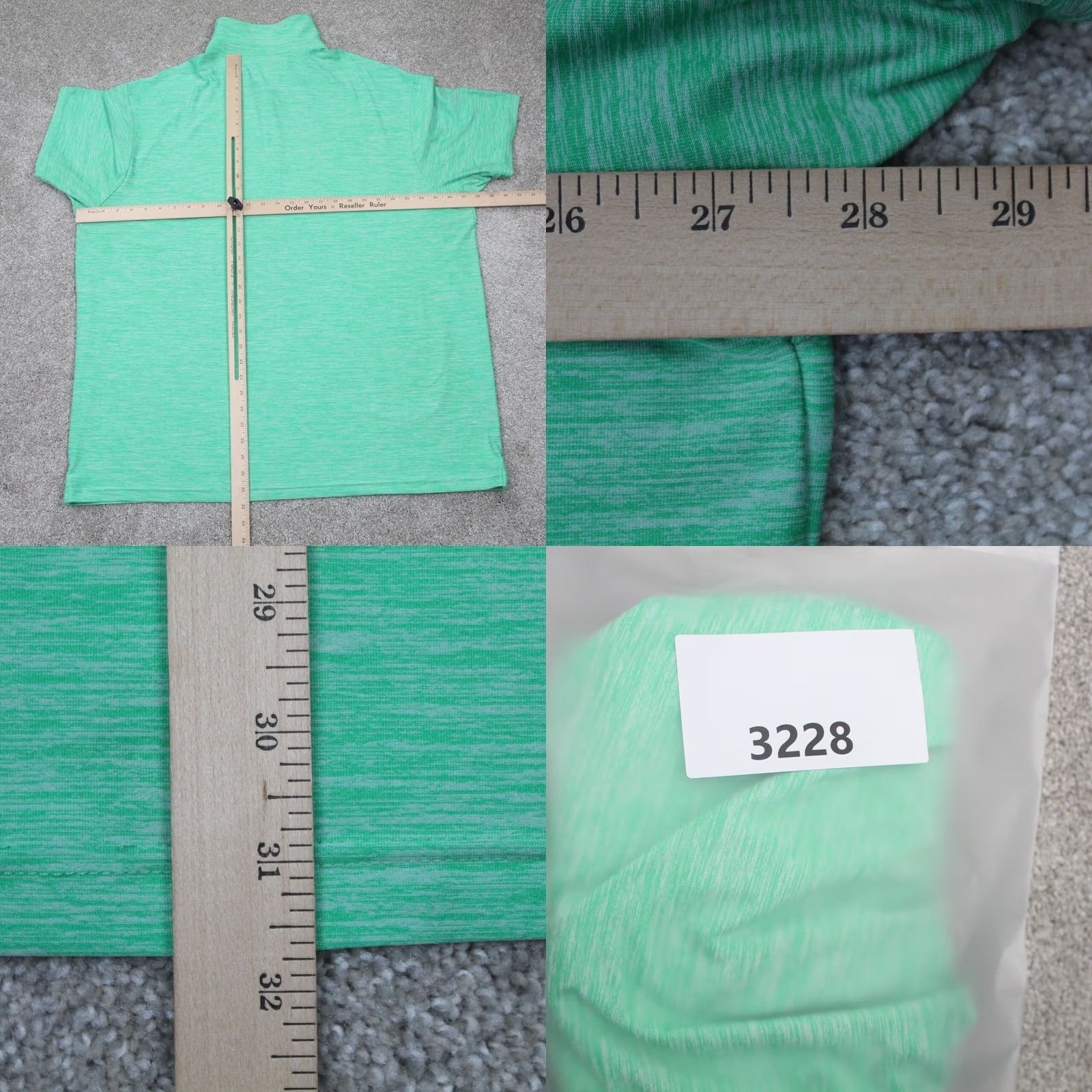 Vintage Three Sixty Six Polo Shirt Mens 3XL Green Performance Stretch S/S Polo Shirt Golf Tennis Walking Mens 3XL Green Size US XXL / EU 58 / 5 - 8 Thumbnail