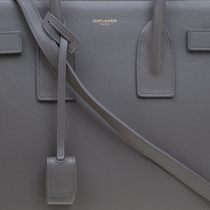 Saint Laurent Paris o1b1hav110924 Size: OS / Sac De Jour Leather Bag Storm Grey Size ONE SIZE - 9 Thumbnail