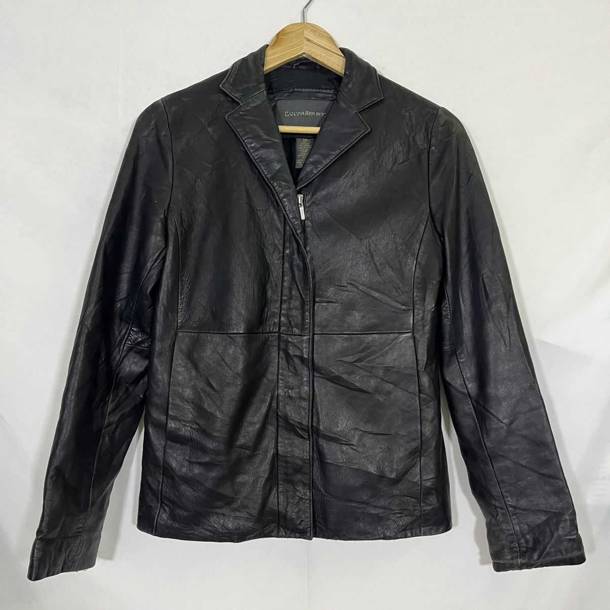 If Six Was Nine BANANA REPUBLIC GENUINE LEATHER JACKET Size US XS / EU 42 / 0 - 1 Thumbnail