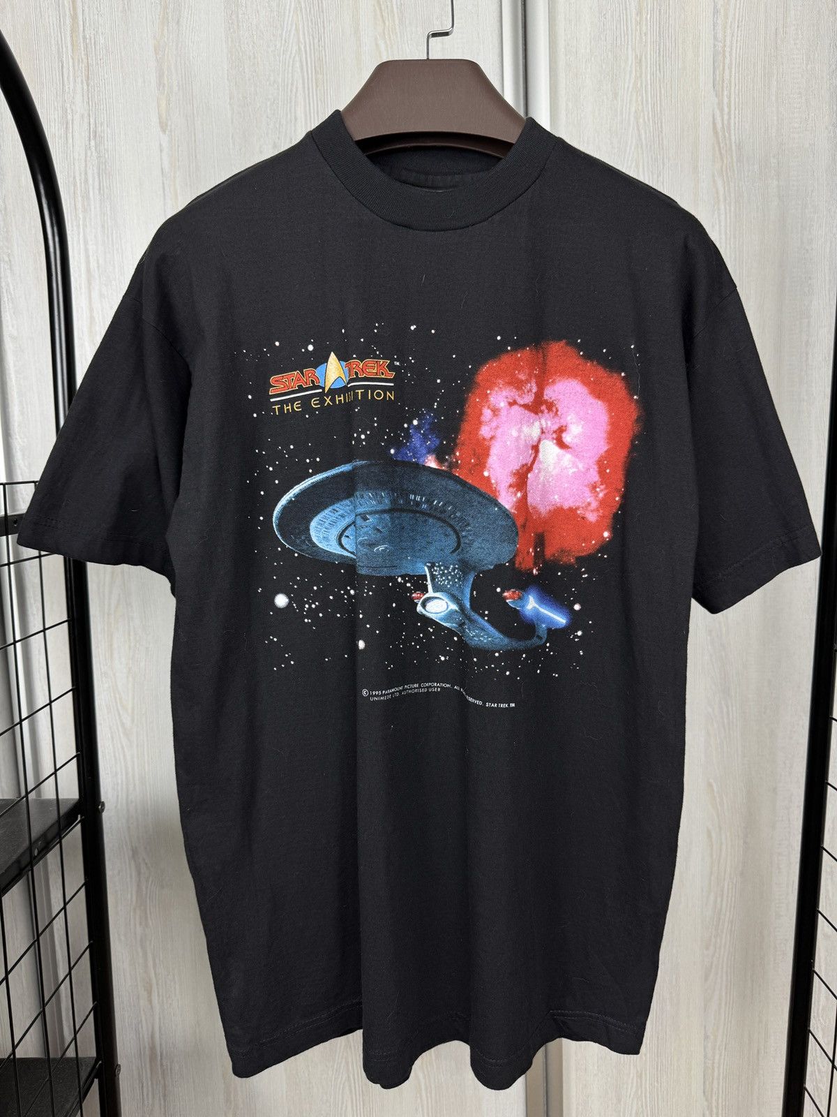 Vintage 1995 STAR TREK Authentic Vintage Tee Retro 90s TV Show Movie Size US L / EU 52-54 / 3 - 2 Thumbnail