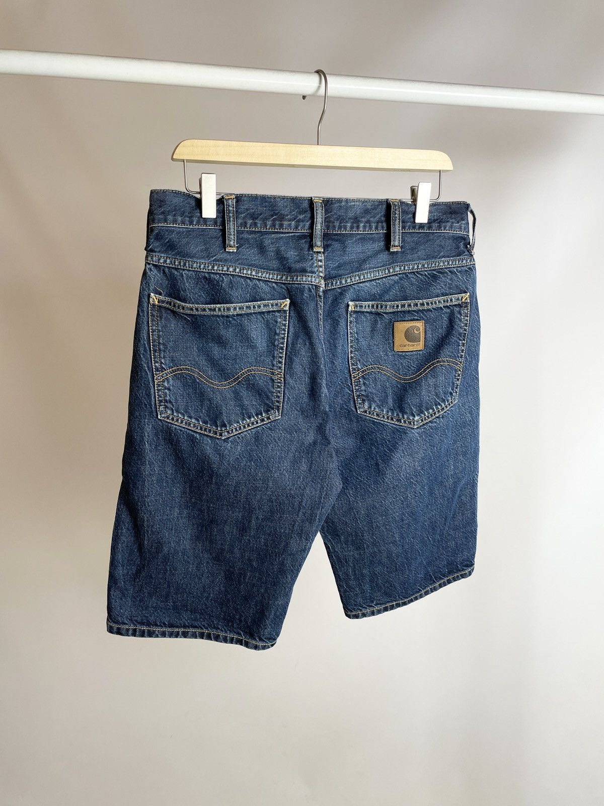 Other 🍫VINTAGE🍫 Carhartt Western Bermuda Jeans Shorts jorts Size US 30 / EU 46 - 1 Thumbnail