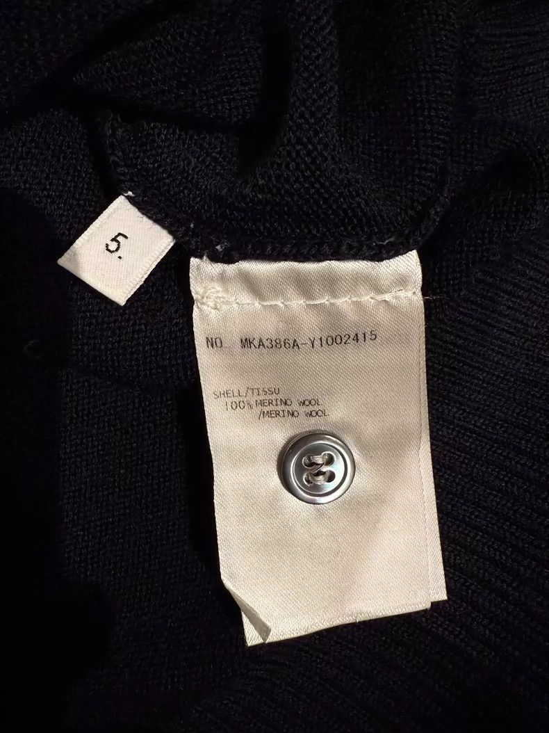 Thom Browne Thom browne Rare dark blue collar four-bar sweater 2504-Nex Size US XXL / EU 58 / 5 - 5 Thumbnail