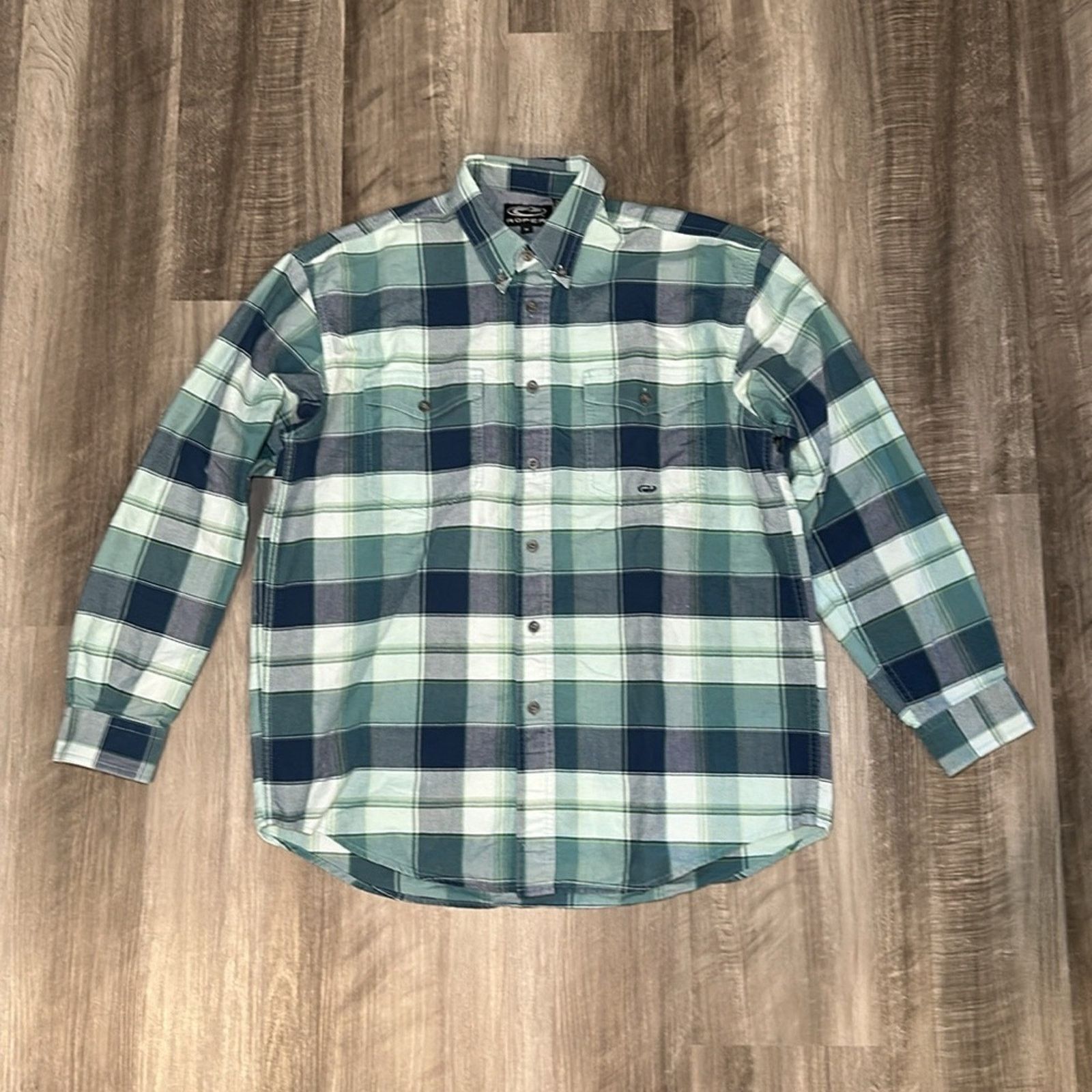 Roper Roper Western Plaid Long Sleeve Button Down - Medium Size US M / EU 48-50 / 2 - 2 Thumbnail