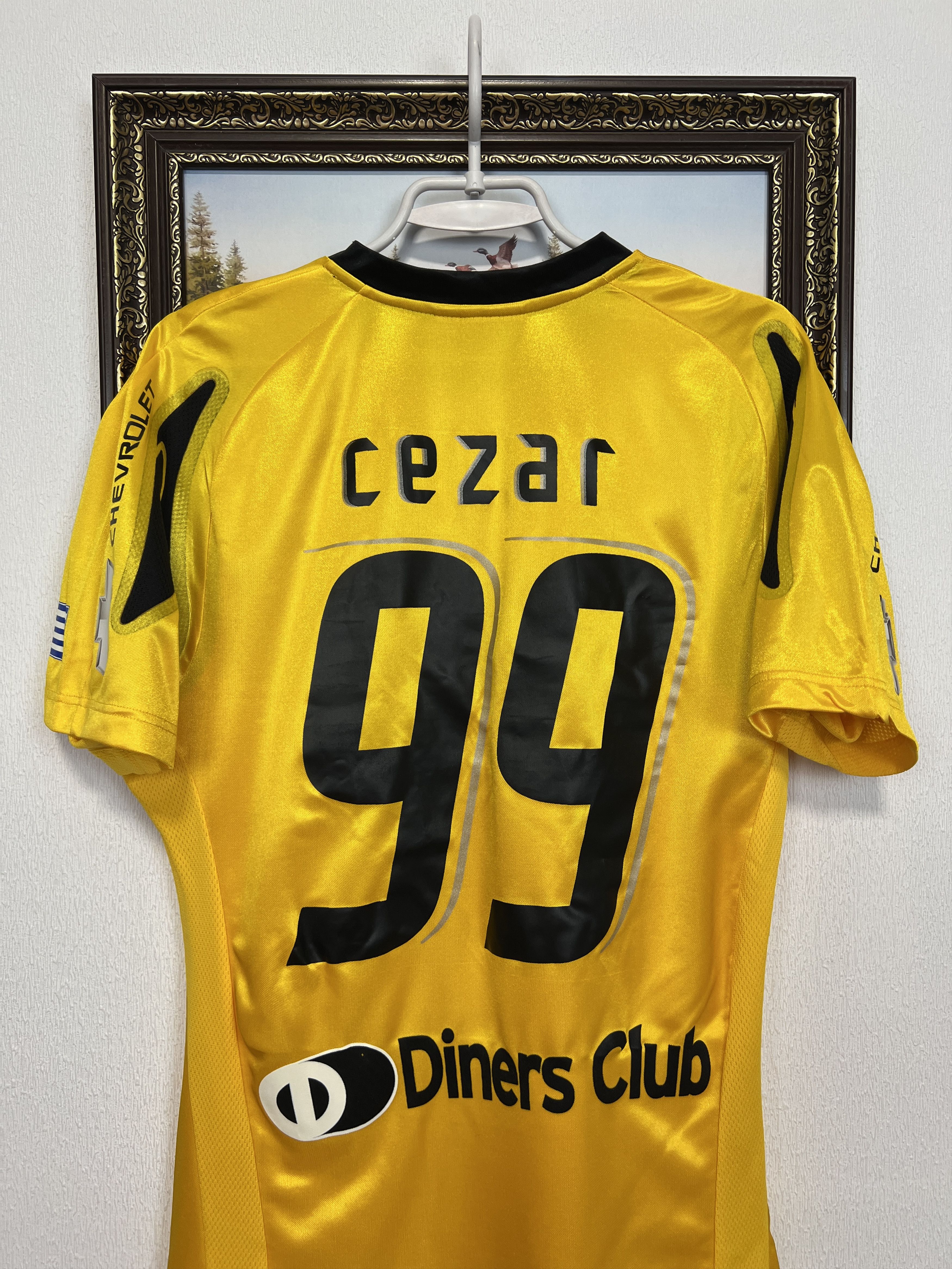 Puma AEK Athens football shirt #99 Cezar Player Issue Jersey Size US XXS / EU 40 - 2 Thumbnail