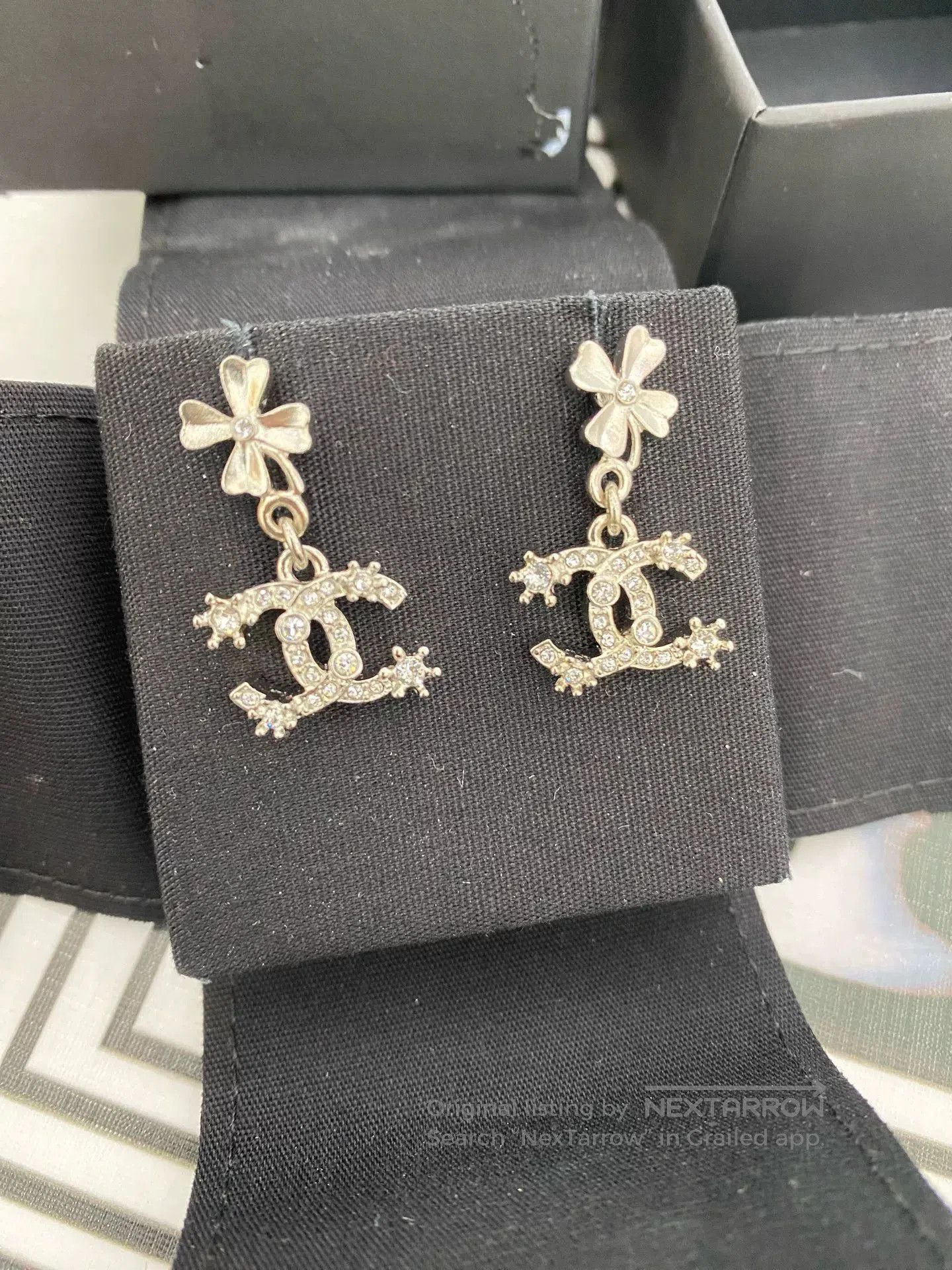 Chanel Chanel 23p Clover Diamond Double C Earrings. Size ONE SIZE - 2 Thumbnail