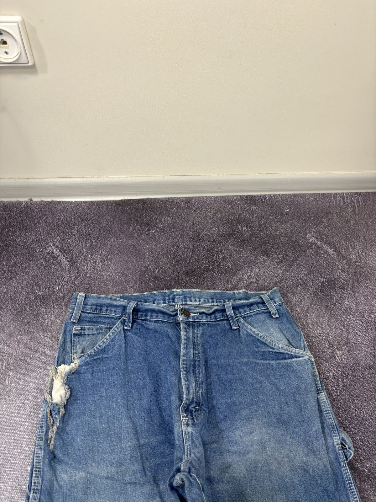 Dickies Vintage Dickies Y2K Blue Work USA Denim Hype Jeans Size US 34 / EU 50 - 13 Thumbnail