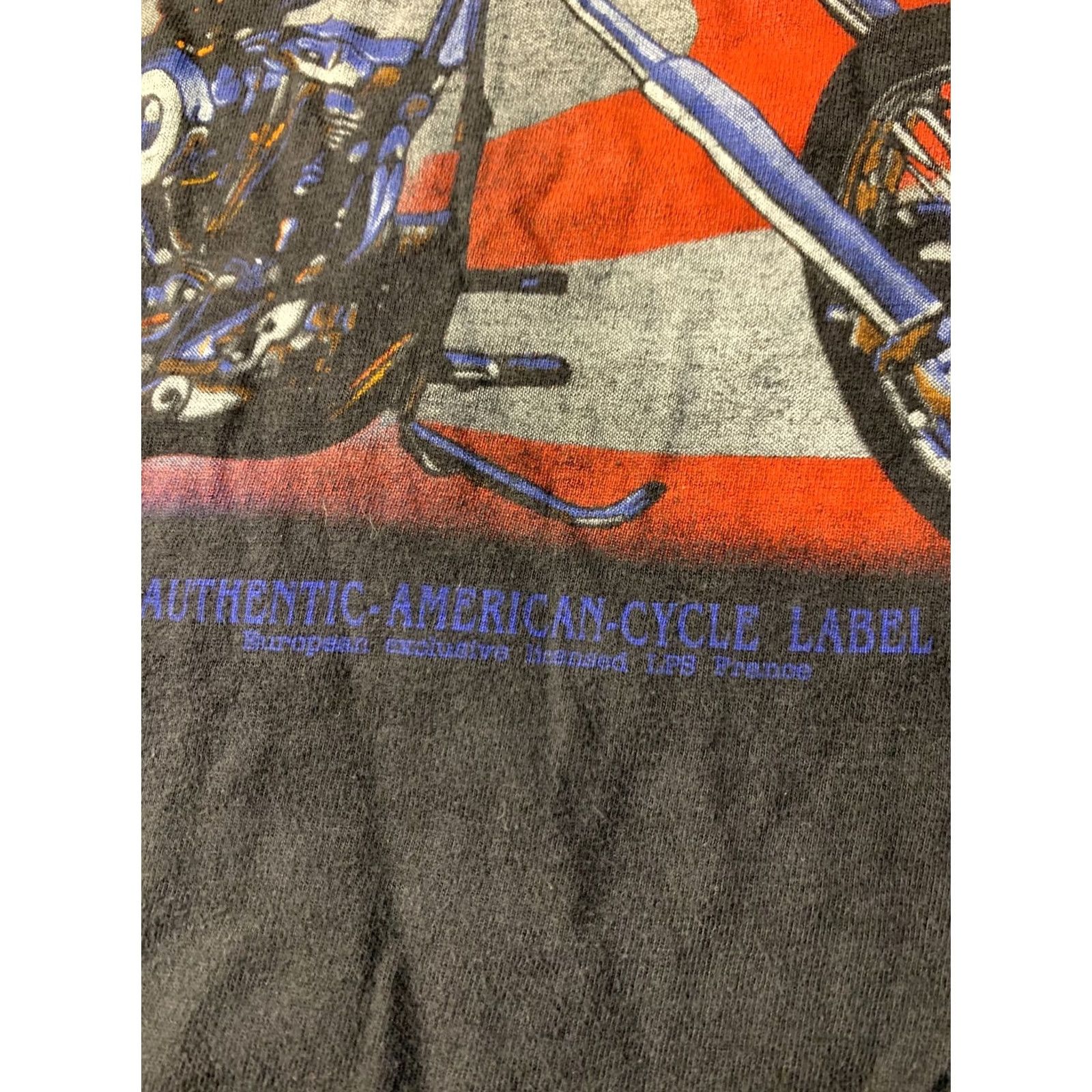 Vintage USA EAGLE MOTORCYCLE T-SHIRT XL OFFICIAL VINTAGE 2000'S BLACK MEN Shirt Size US XL / EU 56 / 4 - 4 Thumbnail