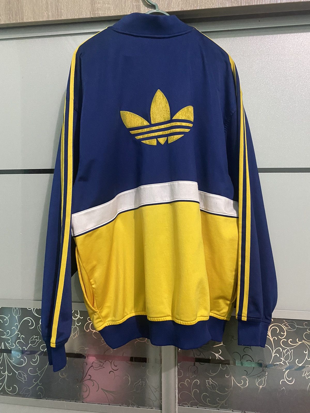 Adidas × Vintage Vintage Adidas 99’s Trefoil Sweater Outdoor Size US L / EU 52-54 / 3 - 2 Thumbnail