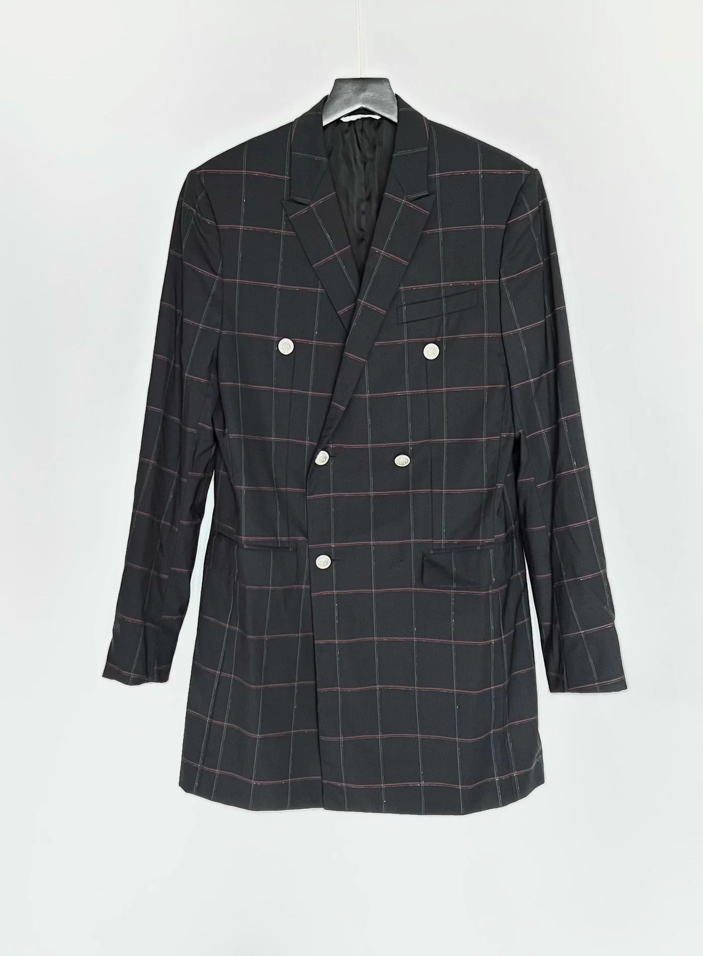 Dior Dior Wool Double-Breasted Peak Lapel Blazer 44 Size 44R - 1 Thumbnail