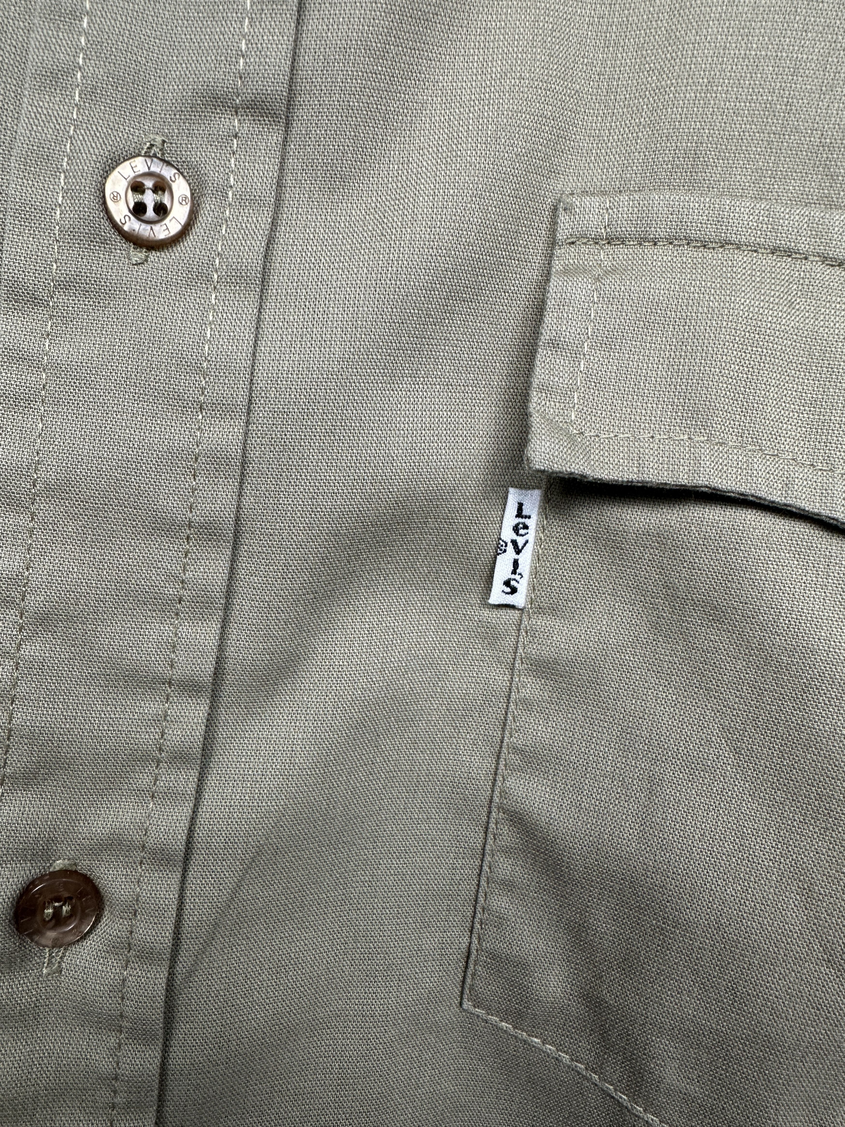 Levi's Levi's 90s Vintage Mens Cotton Shirt Size US L / EU 52-54 / 3 - 3 Thumbnail