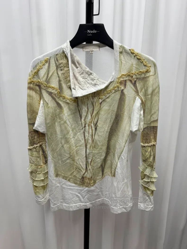 Comme des Garcons Comme Des Garcons Lace printed long-sleeve, Corpse Bride Size L / US 10 / IT 46 - 1 Thumbnail