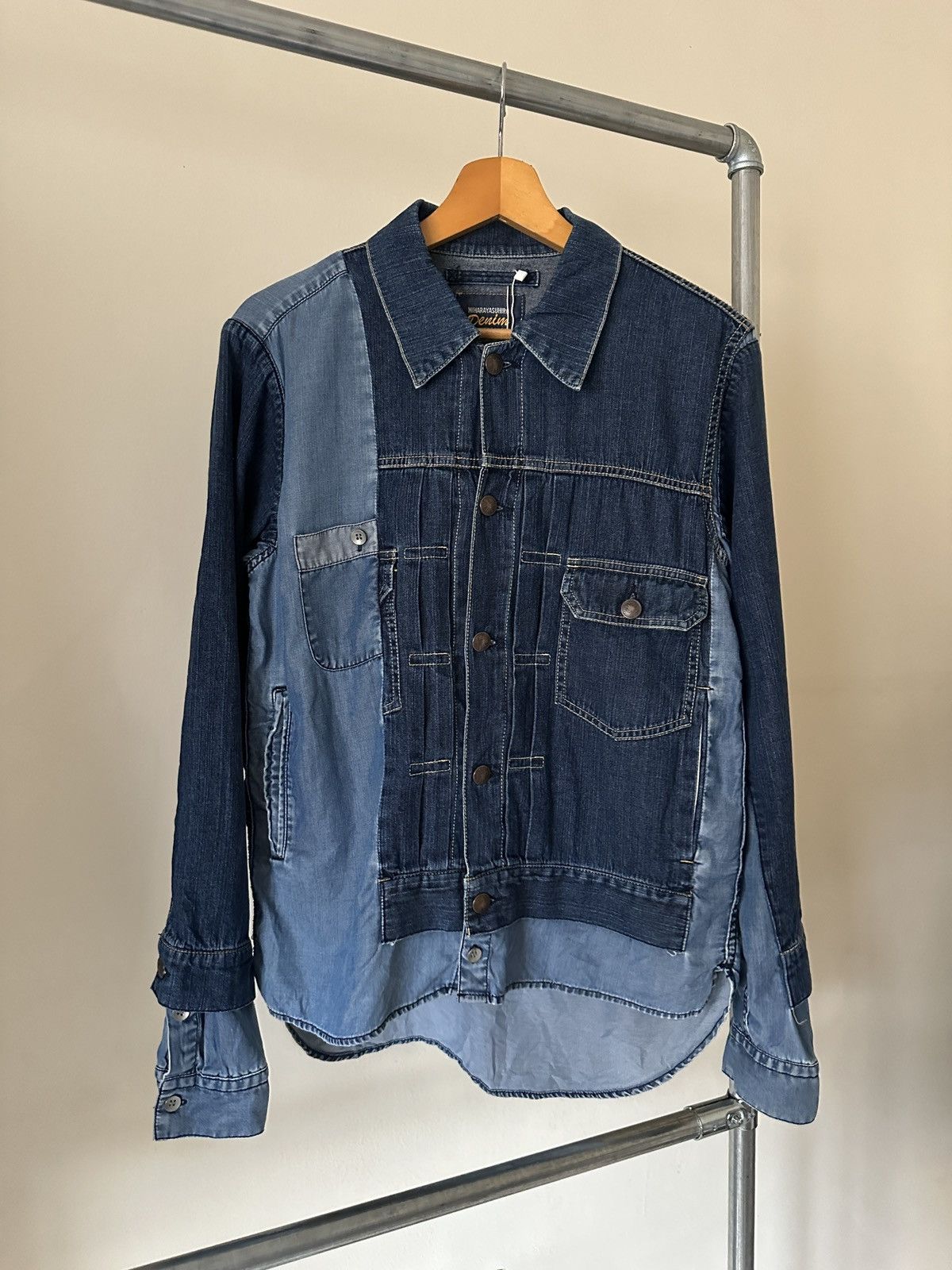 Maison MIHARA YASUHIRO SS2011 Mihara Yasuhiro Reconstruct Type 2 Denim Jacket Size US S / EU 44-46 / 1 - 2 Thumbnail