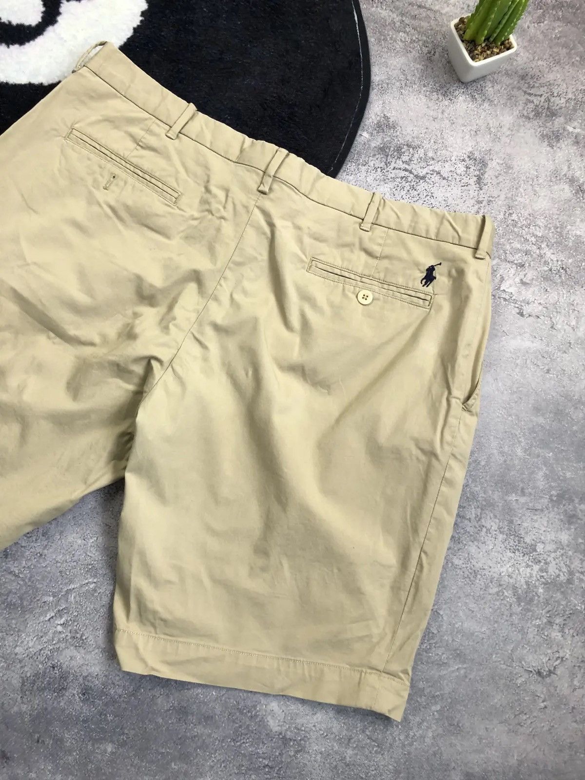Polo Ralph Lauren POLO RALPH LAUREN Casual Mini Blue Logo Shorts Old Money Size US 36 / EU 52 - 2 Thumbnail