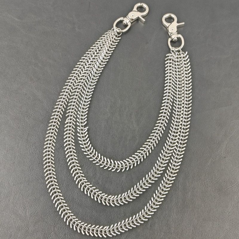 Japanese Brand × Jewelry Minimalist Fishbone Pants Chain Punk Style Size ONE SIZE - 1 Thumbnail
