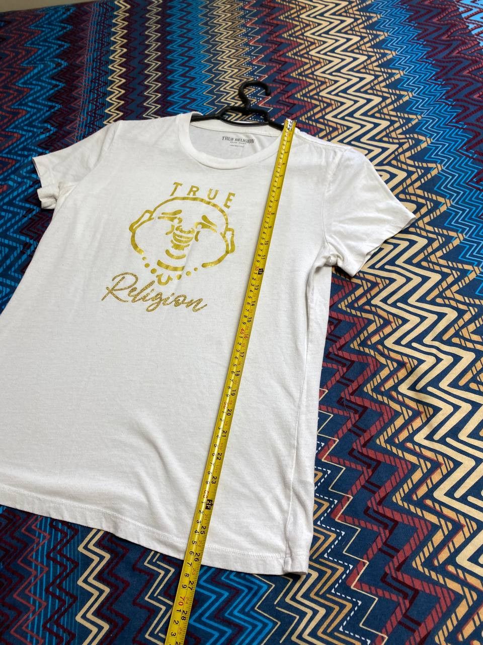 True Religion Streetwear T-Shirt True Religion big logo white Y2K Vintage Size US L / EU 52-54 / 3 - 9 Thumbnail