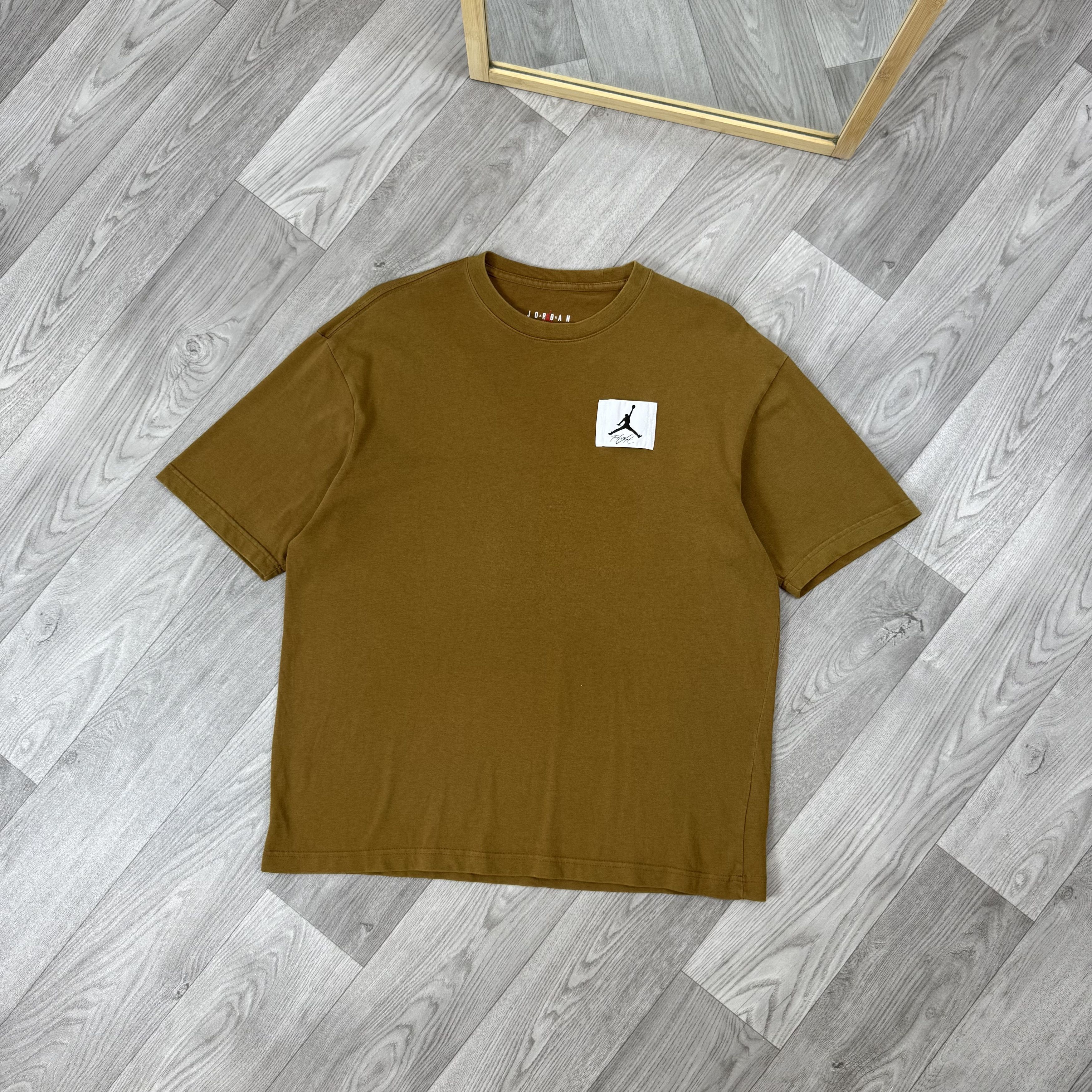 Jordan Brand Air Jordan Oversized Brown Tee Shirt Size US M / EU 48-50 / 2 - 1 Thumbnail