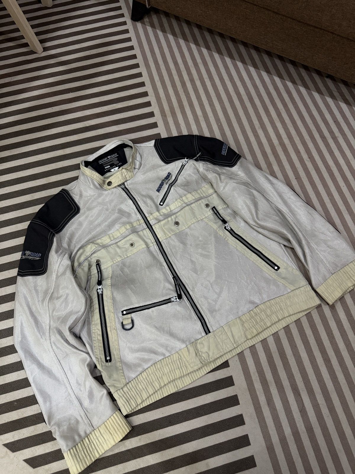 Japanese Brand 🔥🔥🔥ARCHIVE ROUGH & ROAD BIKER JACKET Size US L / EU 52-54 / 3 - 2 Thumbnail