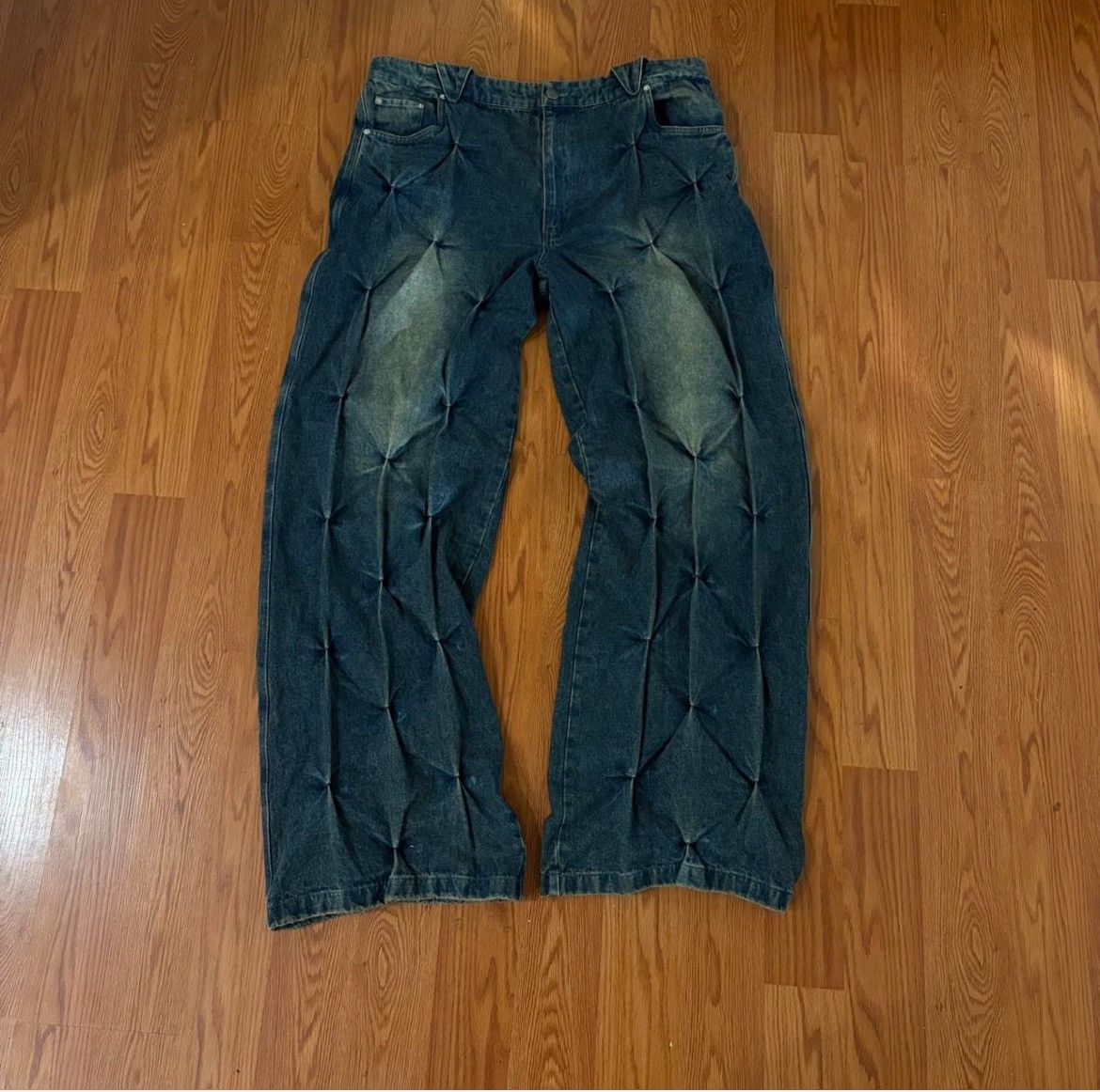 Bad Son Badson Circuit Layered Denim Pants | Grailed