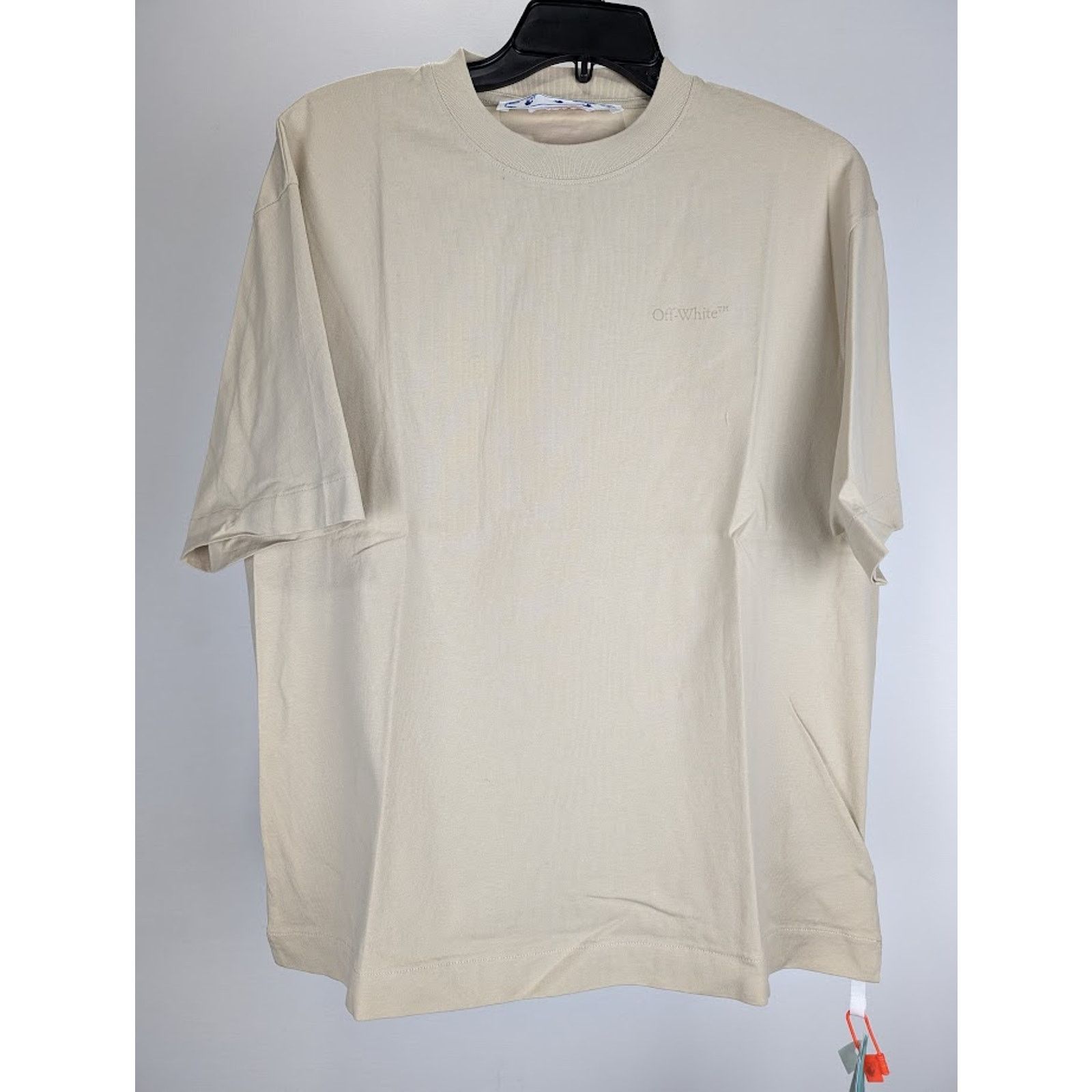 Off-White o1rshd1 Scribble Carry Over Skate T-Shirt in Ivory/Beige Size US XXL / EU 58 / 5 - 2 Thumbnail