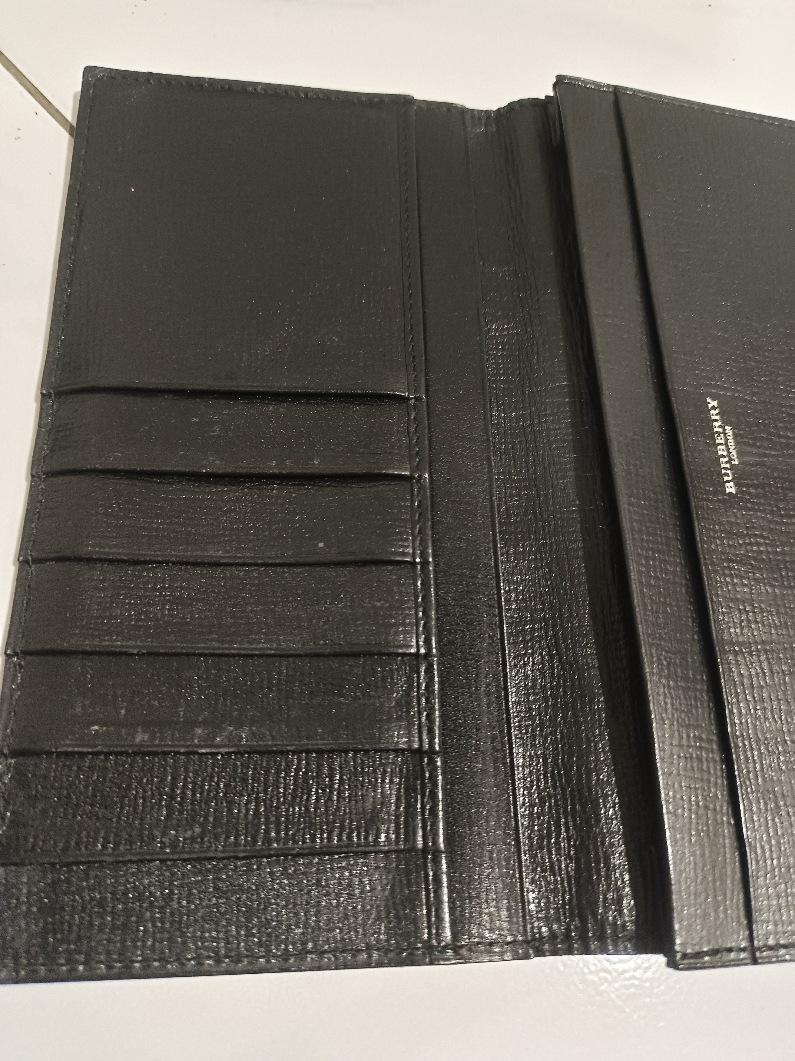 Burberry Burberry London Leather Ultra-Slim Long Wallet Size ONE SIZE - 4 Thumbnail