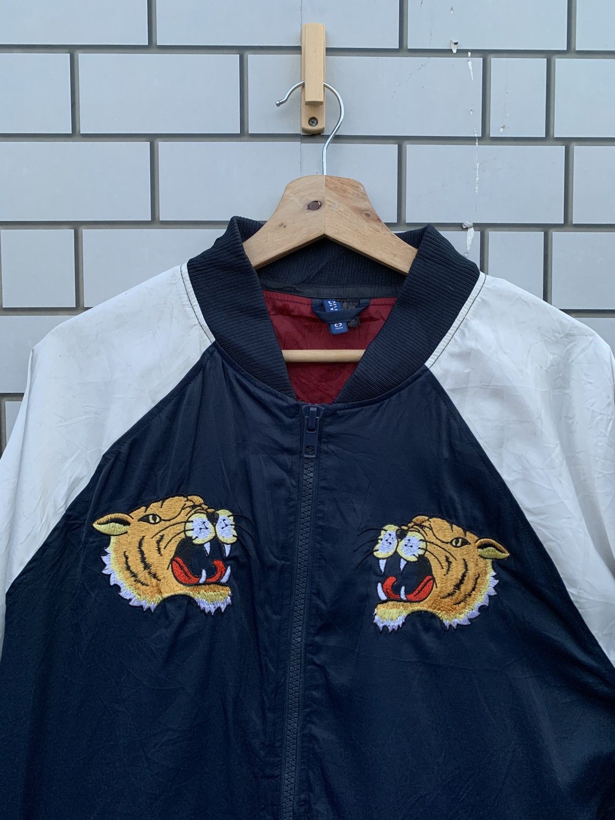H&M Japanese Brand Divided Sukajan Jacket Size US XL / EU 56 / 4 - 5 Thumbnail