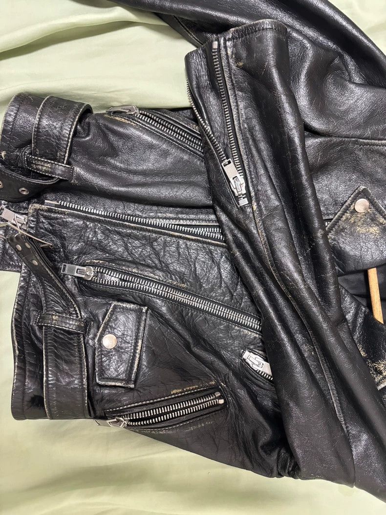 Yves Saint Laurent Saint Laurent Leather Garment jacket 2502-Nextarrow Size XS / US 0-2 / IT 36-38 - 3 Thumbnail