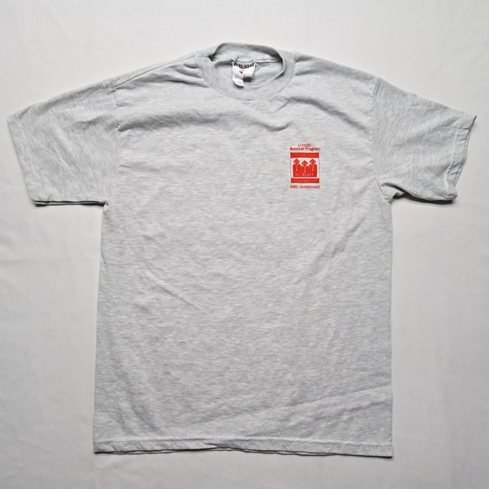 Jerzees Vintage U-DOC Summer Program MSU Bozeman Gray M Shirt 90s Size US M / EU 48-50 / 2 - 1 Thumbnail