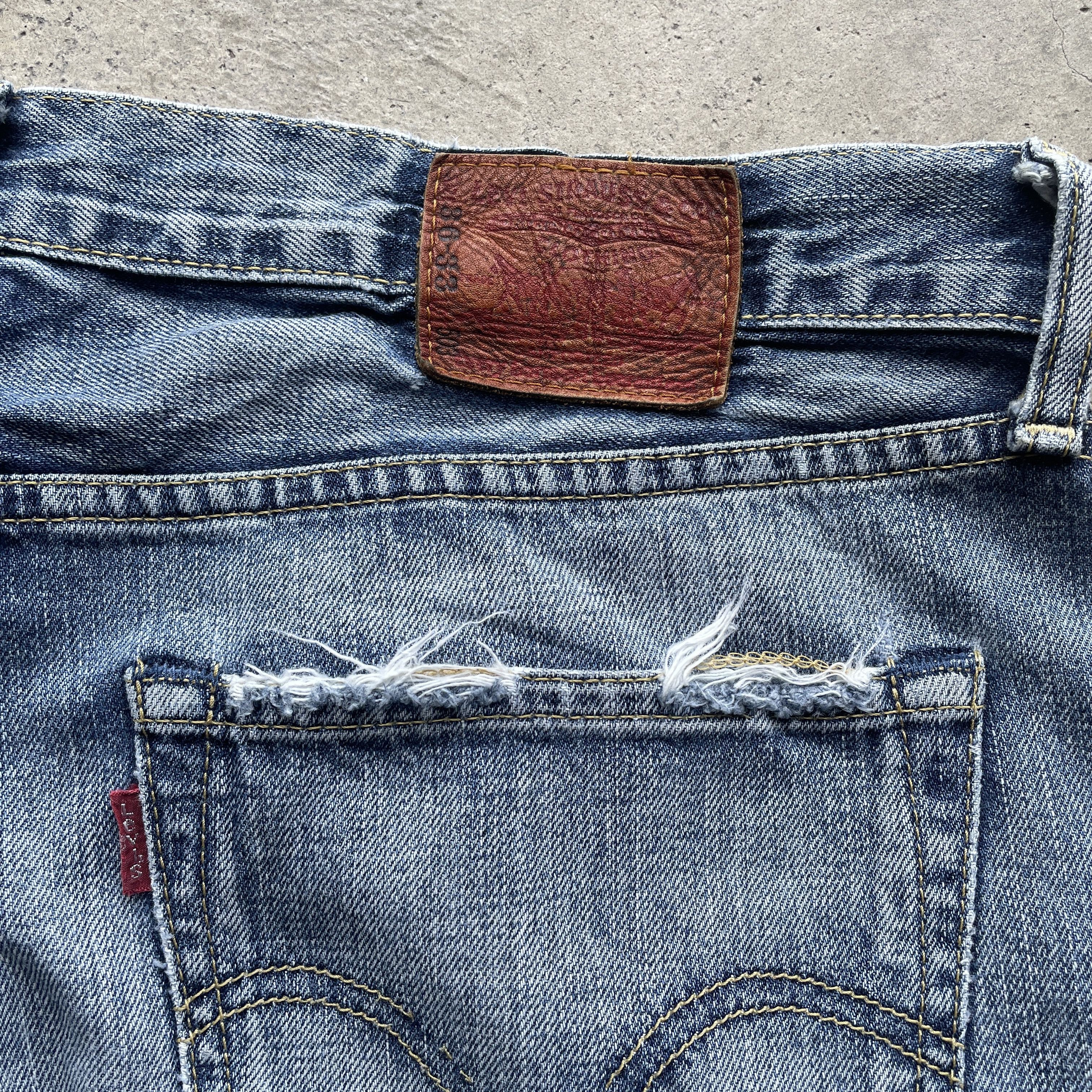 Jean × Levi's VINTAGE LEVI’S 503 FADED DENIM PANTS JEANS W35x31.5 Size US 35 - 9 Thumbnail