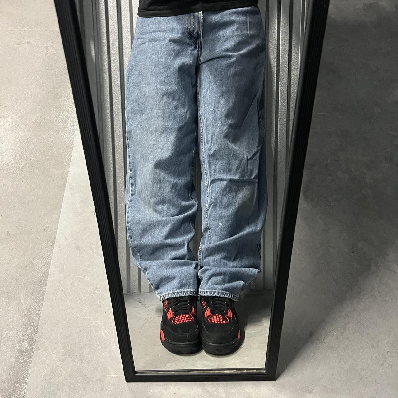 Vintage Vintage Y2K/2000s Super Baggy Skater Style Light Wash Skate Essential Levi’s 569 Denim Jeans! Size US 34 / EU 50 - 1 Thumbnail