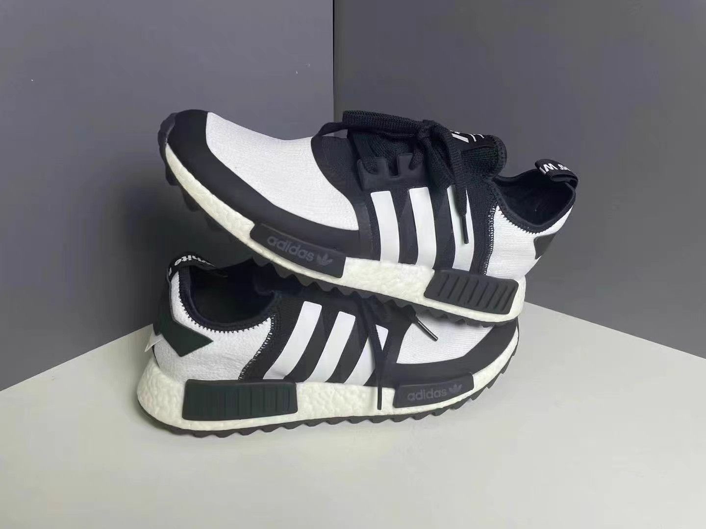 Adidas Adidas NMD R1 x White Mountaineering Black White K15 Size US 13 / EU 46 - 4 Thumbnail