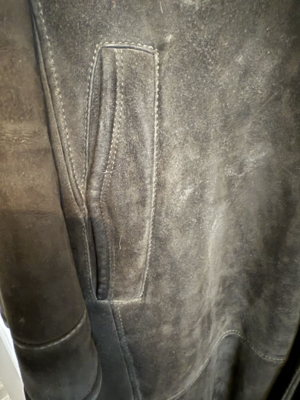 Gallotti Gallotti Shearling Mens Fur Coat Black 2XL Size US XXL / EU 58 / 5 - 3 Thumbnail
