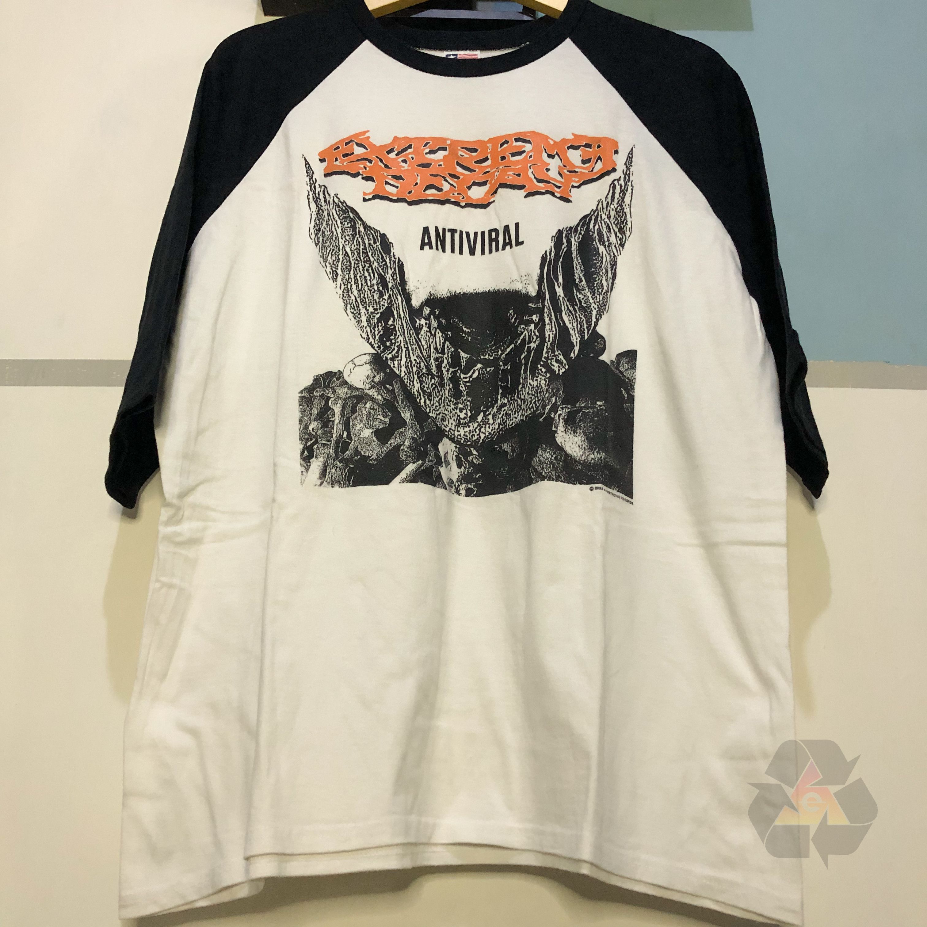Band Tees × Vintage RARE Grindcore Extreme Decay Anti Viral T-Shirt Y2K Size US L / EU 52-54 / 3 - 4 Thumbnail