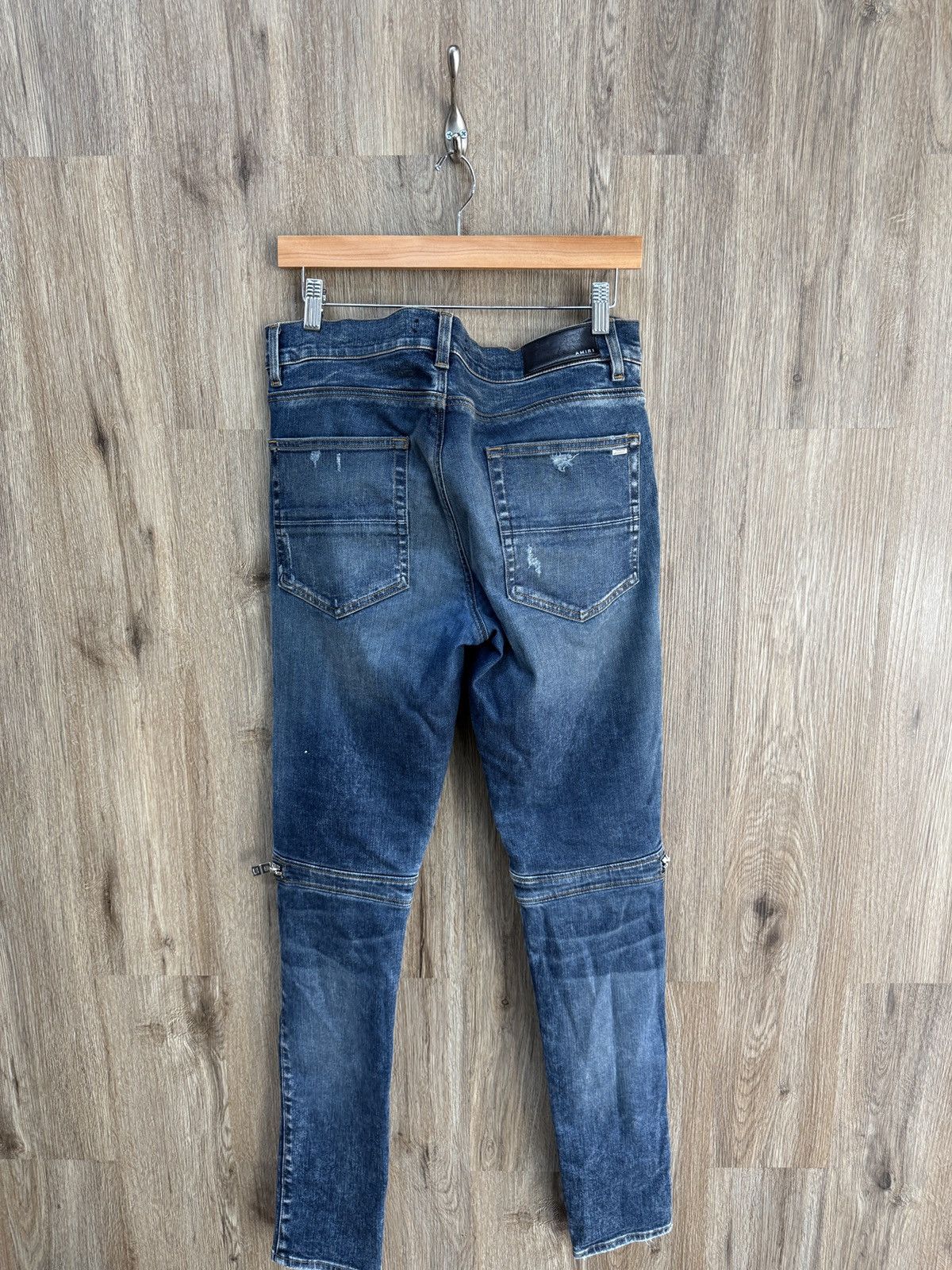 Amiri Amiri MX2 Blue Denim Jeans Size US 34 / EU 50 - 7 Thumbnail