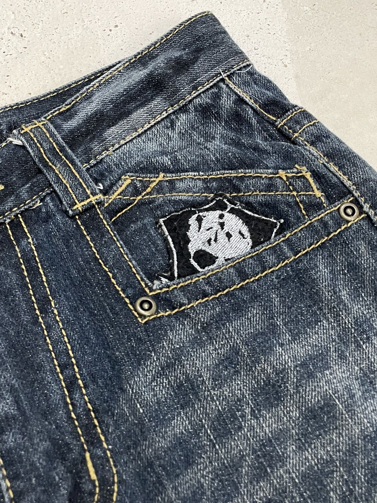 Seditionaries Gang Buster Paint Splitter Seditionaries Skull Patch Biker Size US 26 / EU 42 - 10 Thumbnail