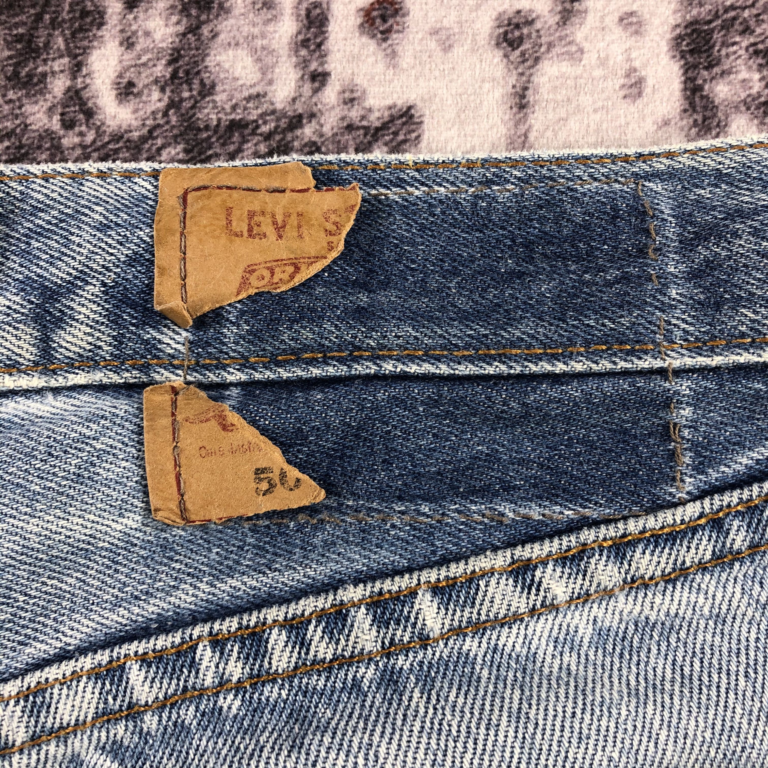 Levi's 90s Vintage Blue Wash Levis 501 Jeans-JM3028 Size US 32 / EU 48 - 8 Thumbnail