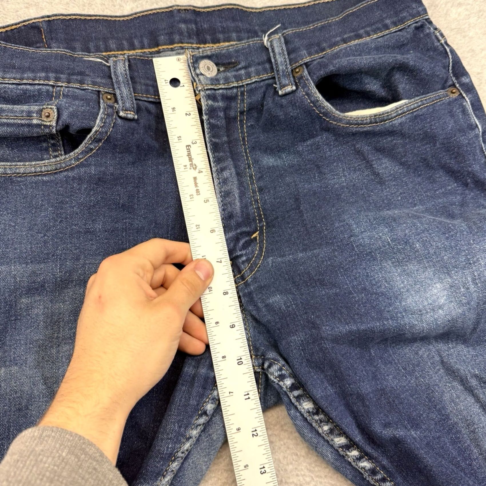 Levi's Levi's Jeans 559 Relaxed Straight Blue Denim 34x32 Men’s 5-Pocket Cotton Blend Belt Loops Regular Inseam 32"} Size US 34 / EU 50 - 3 Thumbnail