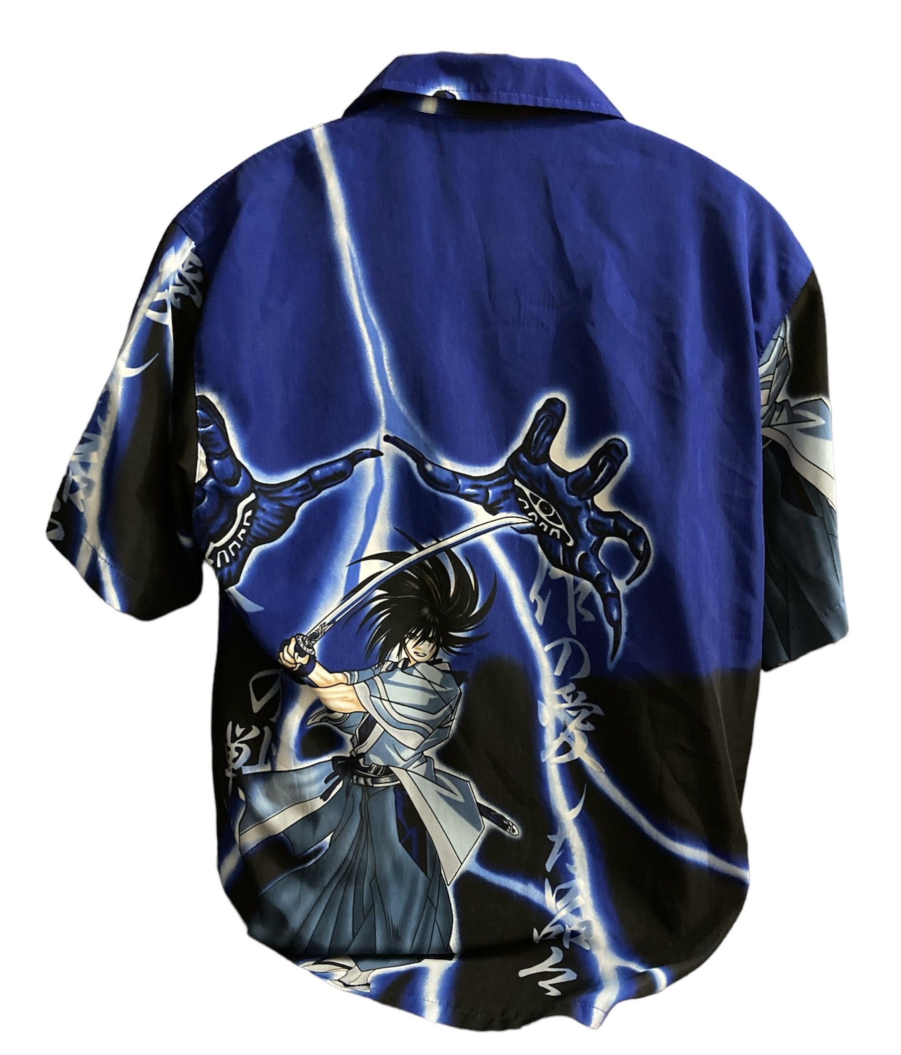 Anime × Japanese Brand × Vintage Y2K Dragon Ball Sagara Sanosuke Button Up Anime Samurai Size US L / EU 52-54 / 3 - 2 Thumbnail