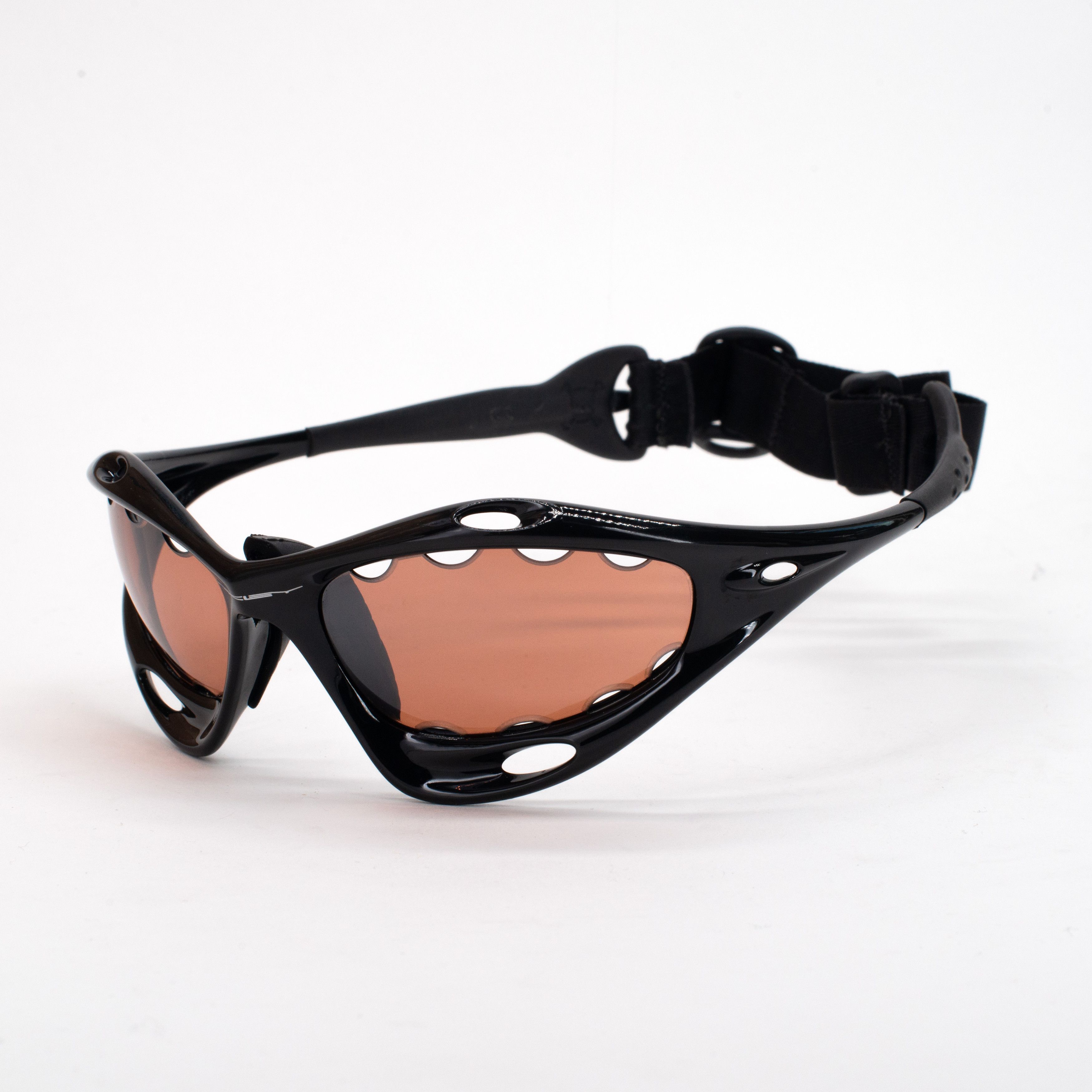 Oakley RARE OAKLEY WATER JACKET SUNGLASSES JET BLACK VINTAGE 