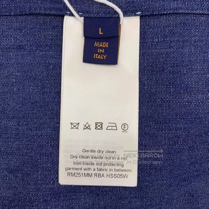 Louis Vuitton Louis Vuitton 25 Dark Blue Logo Beaded Cotton Lapel Single Size US L / EU 52-54 / 3 - 8 Thumbnail