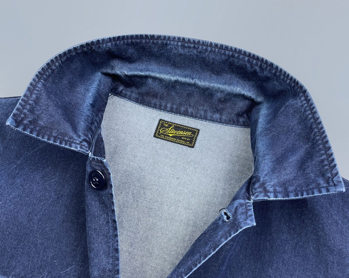 Stevenson Overall Co. The Stevenson Overall Co Japan Denim Overshirt Shirt Size L Size US L / EU 52-54 / 3 - 14 Thumbnail