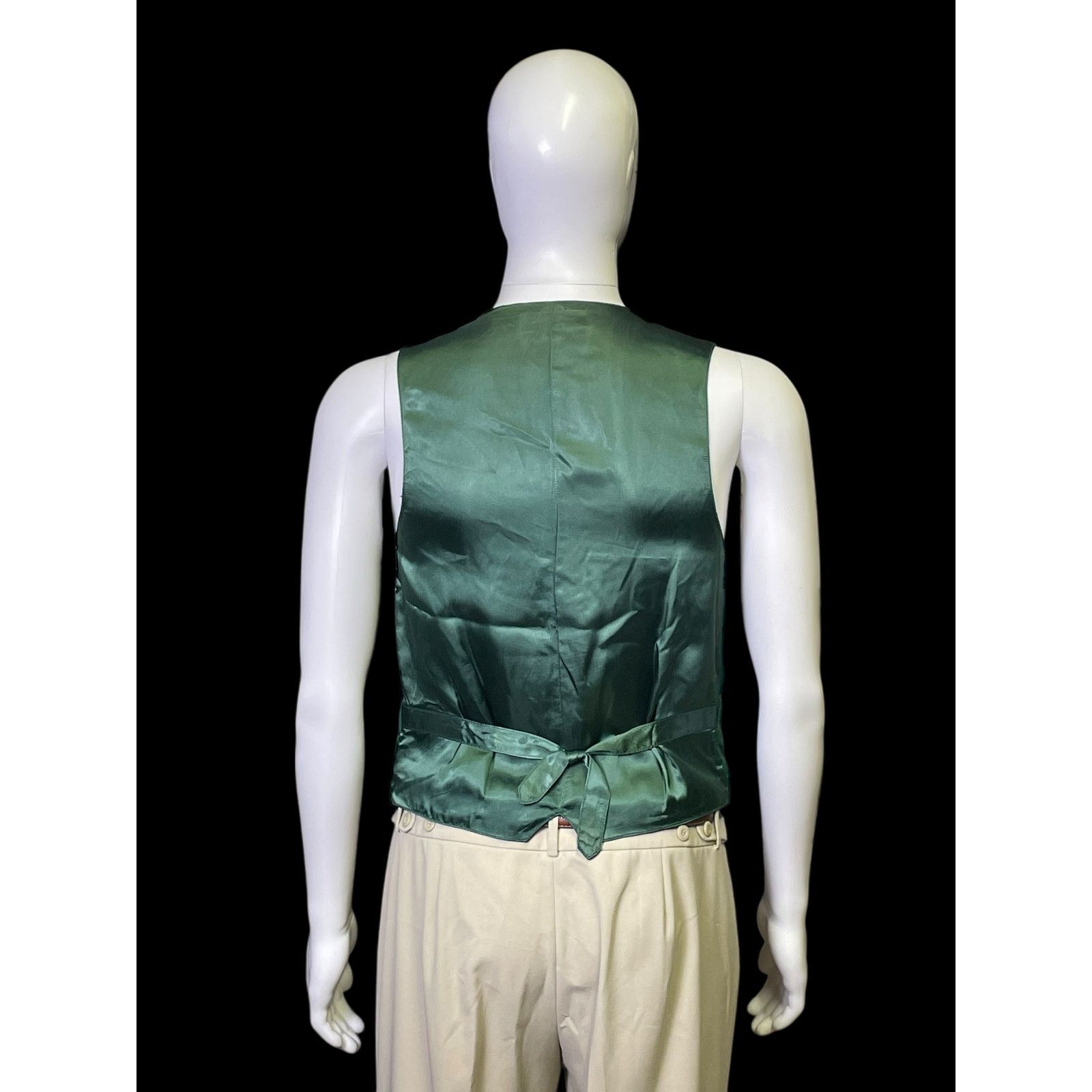 Warner Bros 1995 Warner Bros Sylvester Tweety Bird Green Sleeveless Vest Size US XS / EU 42 / 0 - 2 Thumbnail