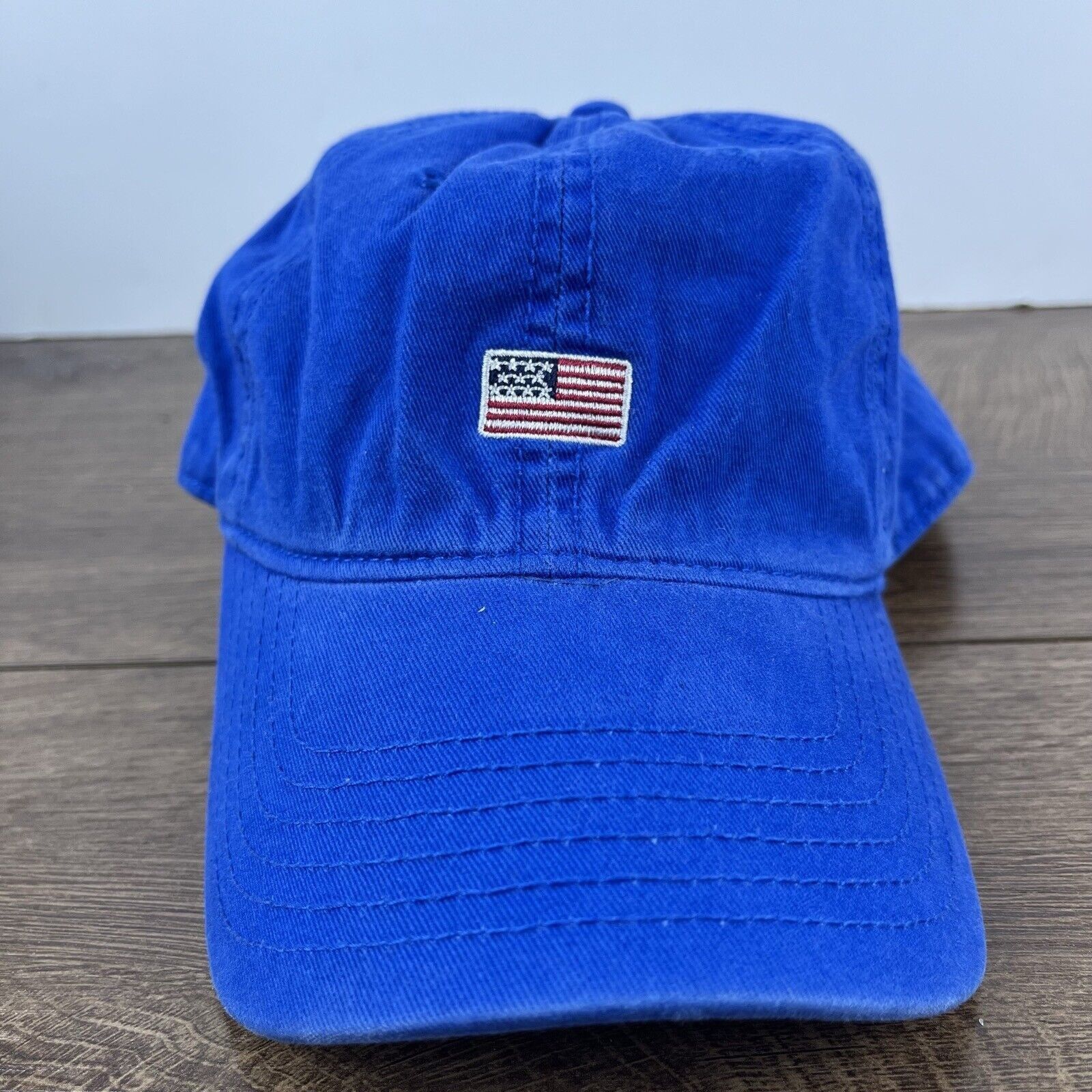 Other American Flag Hat USA Patch Flag Hat Blue Adjustable Hat Blu Size ONE SIZE - 4 Thumbnail