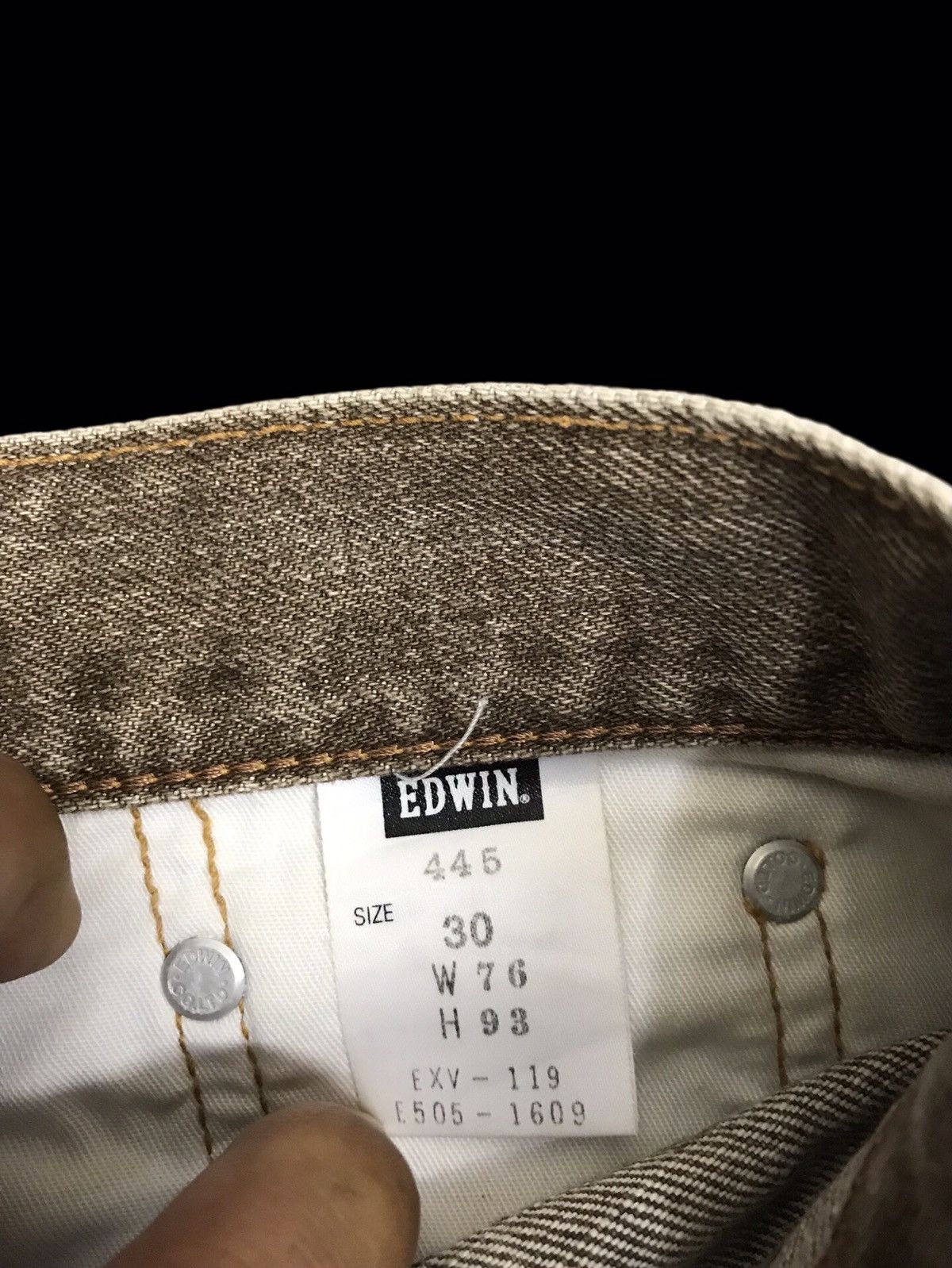 Edwin 💥LOOSE💥RARE EDWIN 405 WIDE COOL FADES LOOSE DENIM F398 Size US 29 - 18 Thumbnail