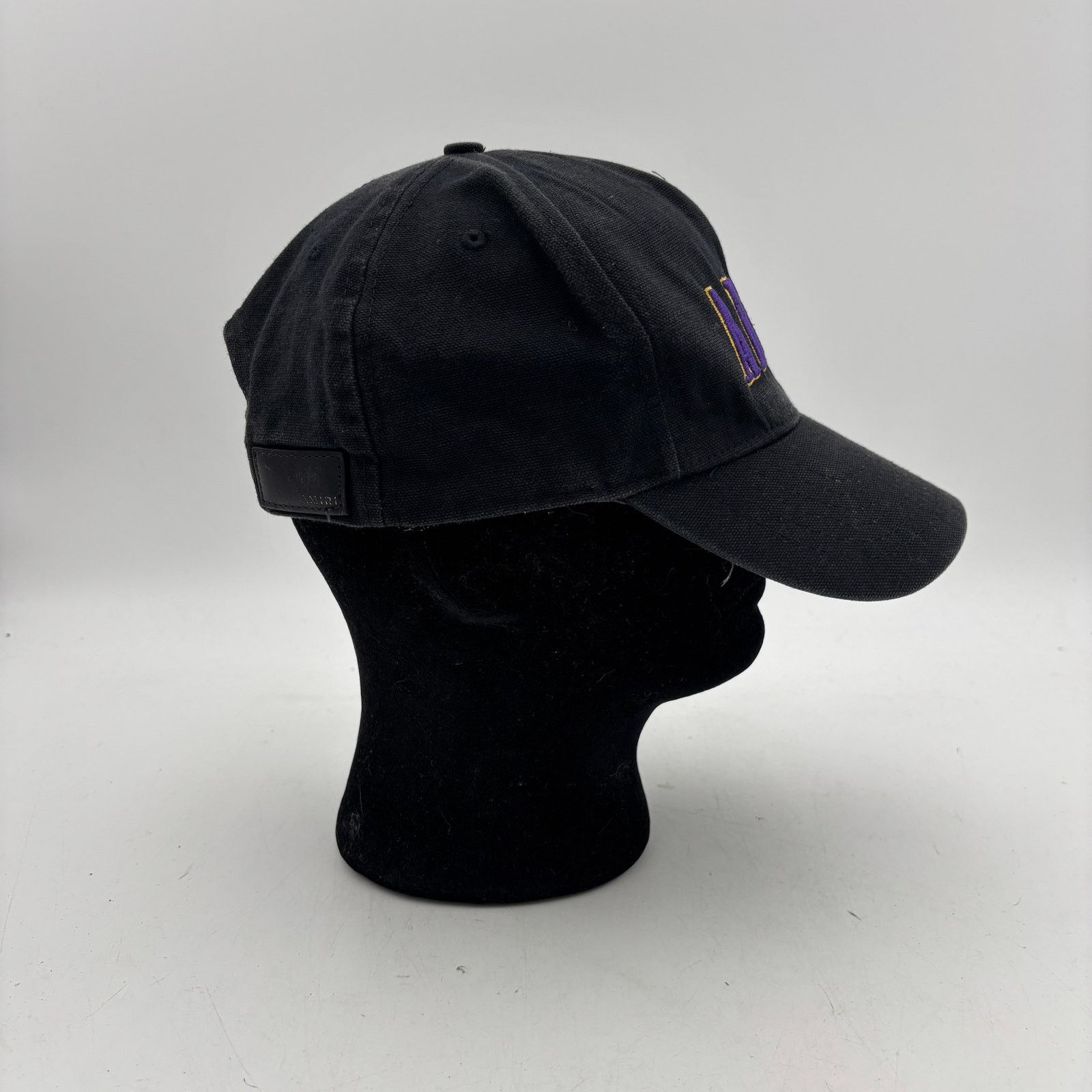 Amiri Amiri LA Purple Gold Core Logo Snapback Hat Size ONE SIZE - 3 Thumbnail