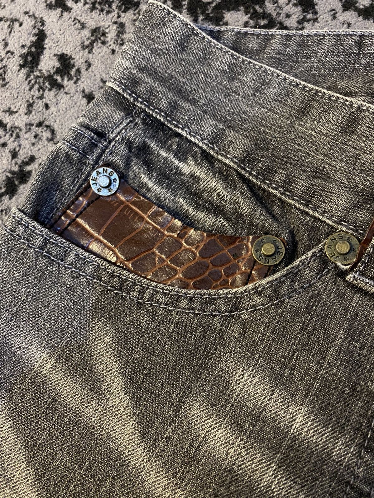 If Six Was Nine 2000s Obelisk Matsak Crocodile Jeans 🔥 Size US 31 - 9 Thumbnail