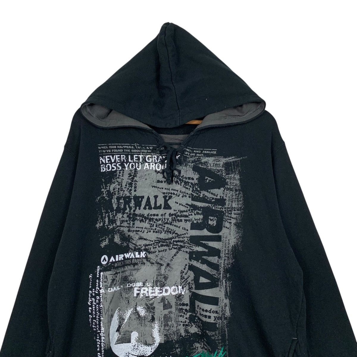 Airwalk AIRWALK Big Logo Pullover Hoodie Sweatshirt #3637-C166 Size US XL / EU 56 / 4 - 2 Thumbnail