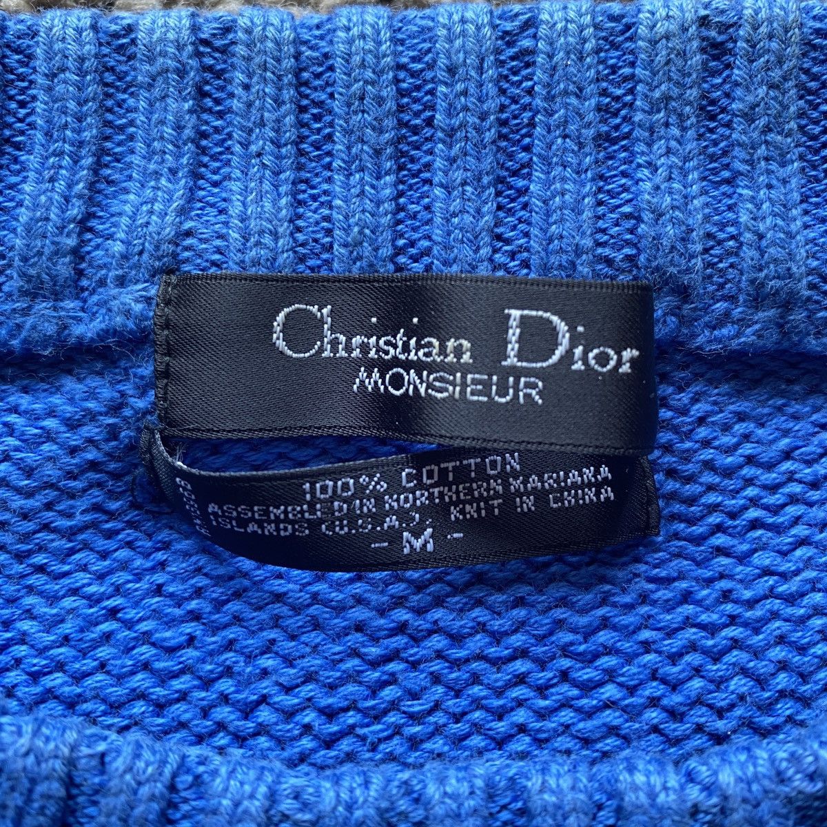 Christian Dior Monsieur × Vintage Christian Dior Monsieur Vintage Knitted Sweater Size US M / EU 48-50 / 2 - 3 Thumbnail