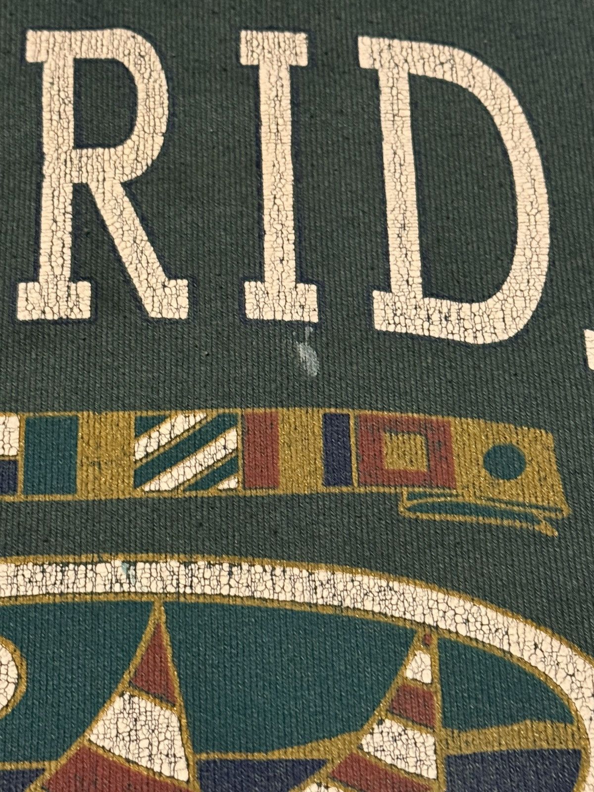 Vintage Vintage Florida Crewneck Sweatshirt Green Large Size US L / EU 52-54 / 3 - 3 Thumbnail